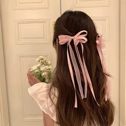 Pinzas de encaje con lazo para niña – Set sweet charm
