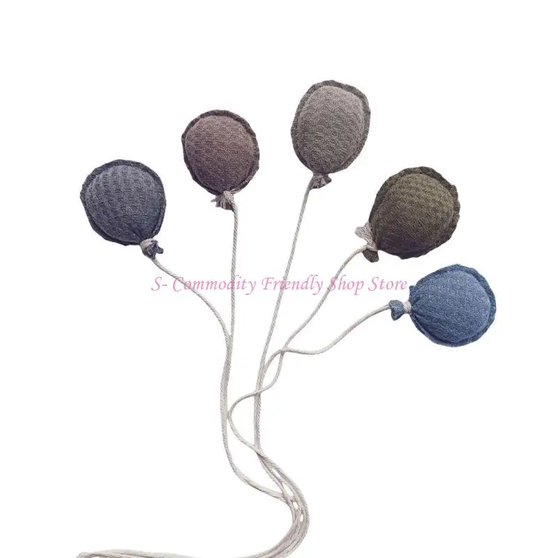 85AE 5 uds. Adorno pared con forma globo, globo decorativo para habitación niños, decoraciones colgantes, conjunto - imagen 3