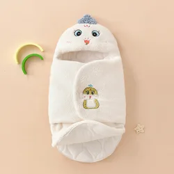 Edredón de terciopelo para cuna – Estampado animal para primavera y otoño