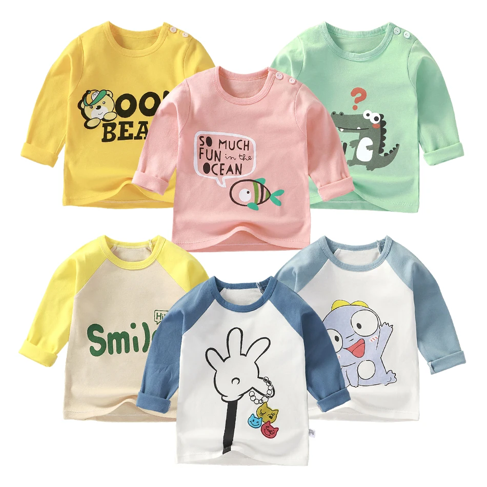 Sudadera para niños de manga larga con dibujos de dinosaurios, camisetas, ropa para niños y niñas para primavera y otoño, tiempo de juego y días escolares