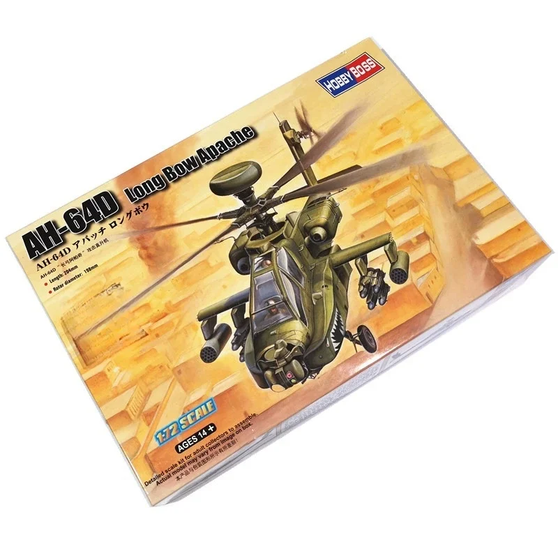 TRUMPETER 1/72 AH-64D Modelo de ensamblaje de helicóptero de ataque Apache de arco largo - imagen 3