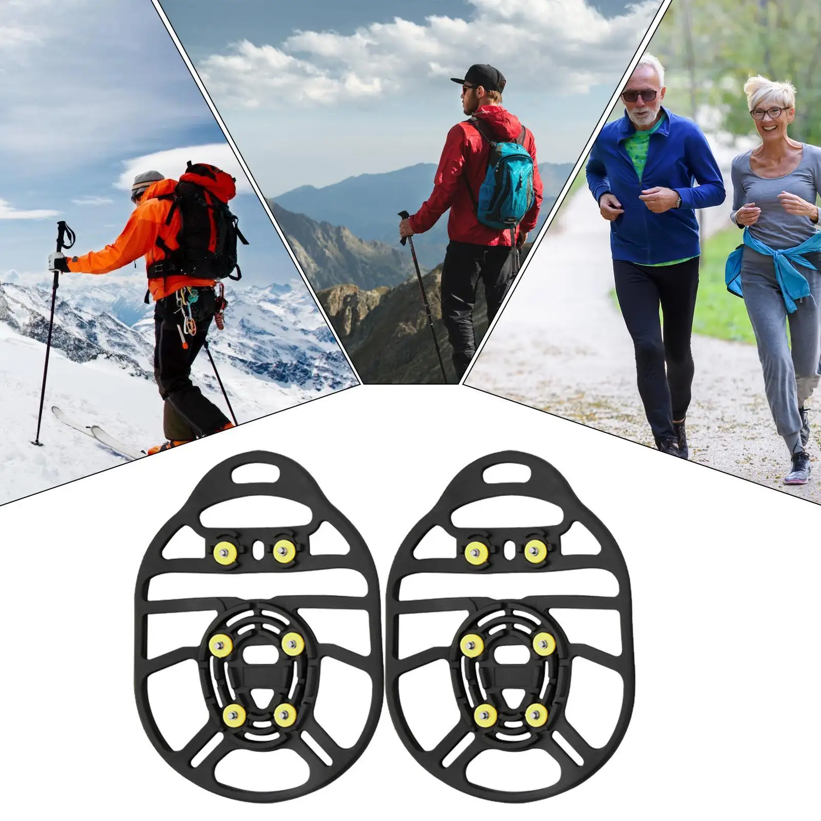 Crampones antideslizantes para niños de nieve y montaña invierno - imagen 4