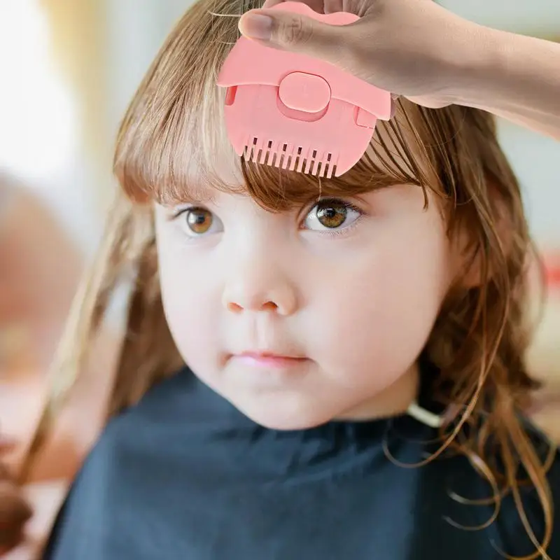 Recortador de puntas abiertas, peine de corte de pelo con flequillo, recortador de flequillo de doble uso, herramientas de corte de pelo, peine cortador de pelo portátil, recortador de pelo Manual - imagen 2