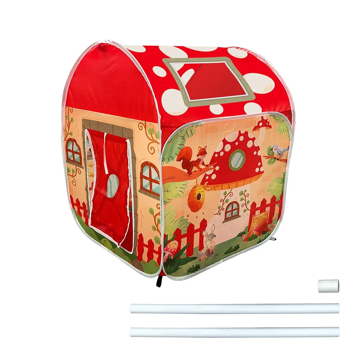 Parque infantil para bebés, tienda de juegos al aire libre, casas pequeñas para niñas, casa de juegos interior, casas de setas para acampar, cabaña, juguetes para niños - imagen 5