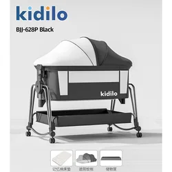 Kidilo Cuna Portátil Plegable con Sistema de Colecho
