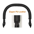 zipper pu leather