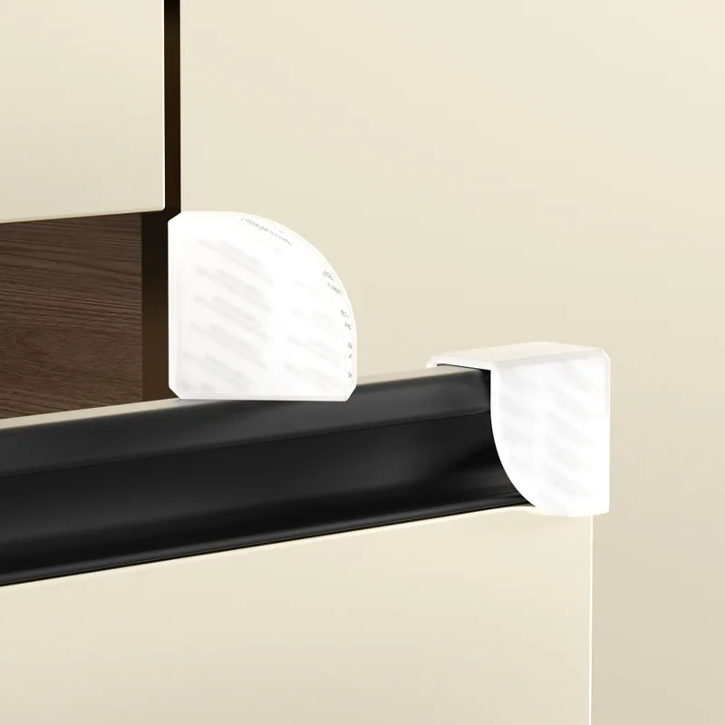 Protectores de esquina anticolisión de silicona para bebé, almohadilla protectora de seguridad para puerta de armario, cubierta de protección para el hogar, borde de mesa, 2 uds. - imagen 3