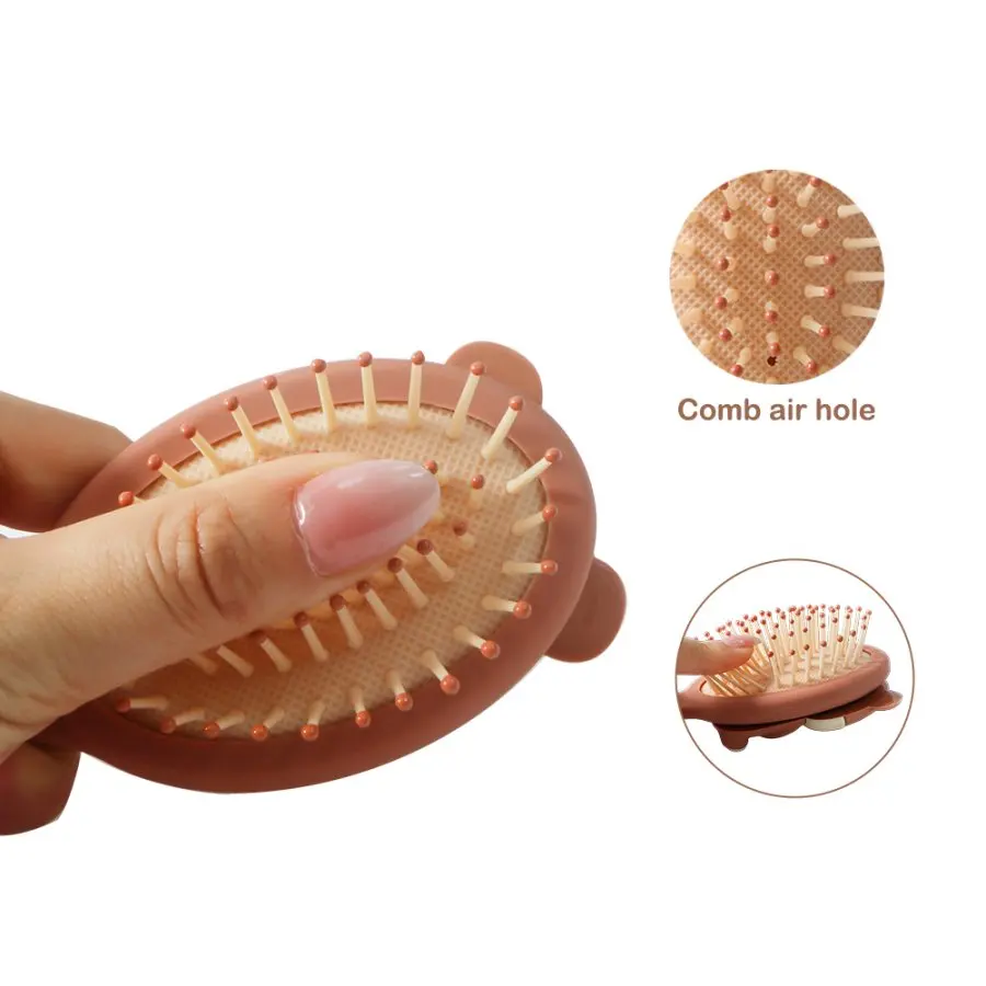 Peine antiestático para pelo rizado de niños – Mini formato portátil - imagen 3