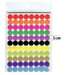 Etiquetas adhesivas de colores para fiestas decorativas