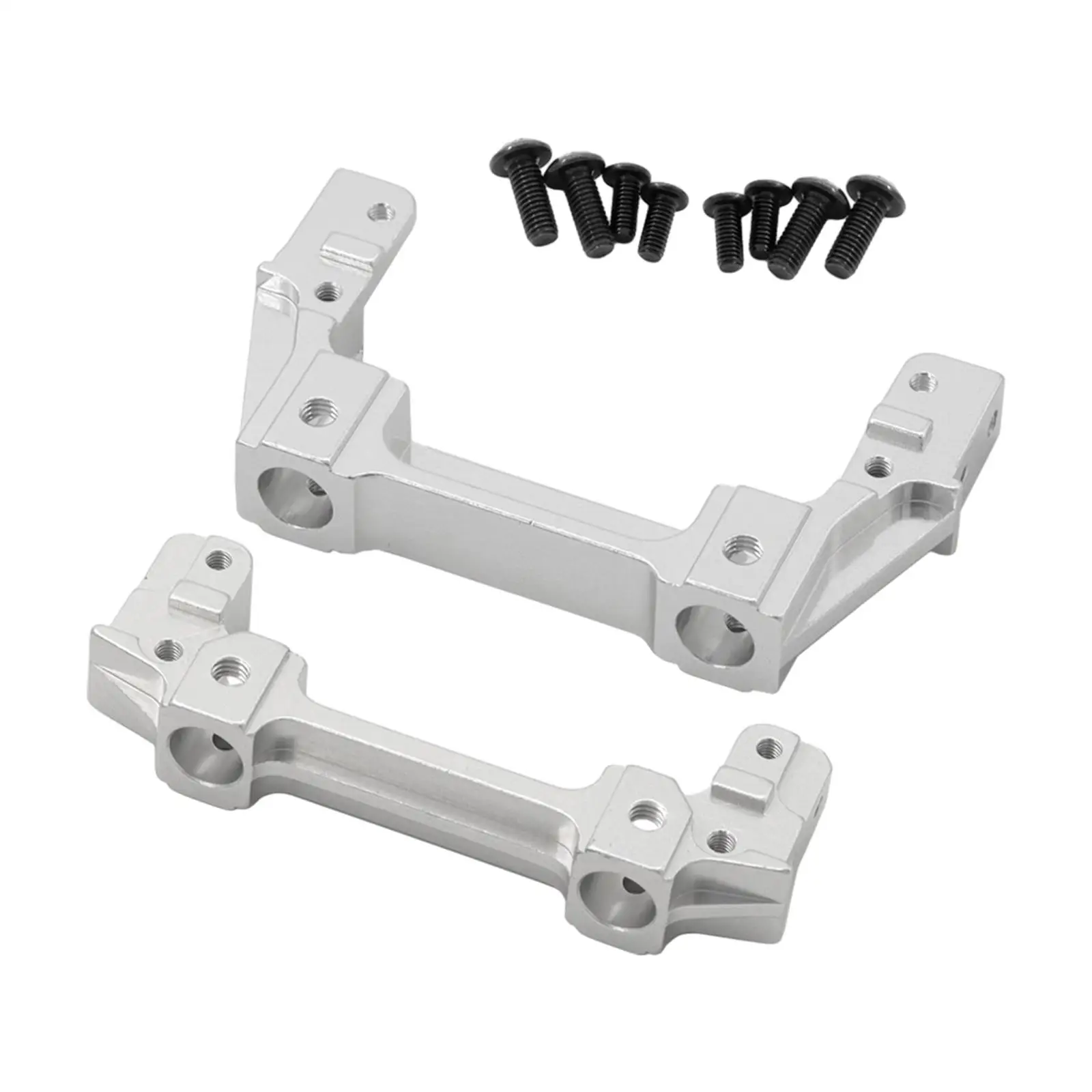 2 Pieces Front Rear Bumper Mount 1:10 Spare Parts RC Car Bumper Stand for SCX10