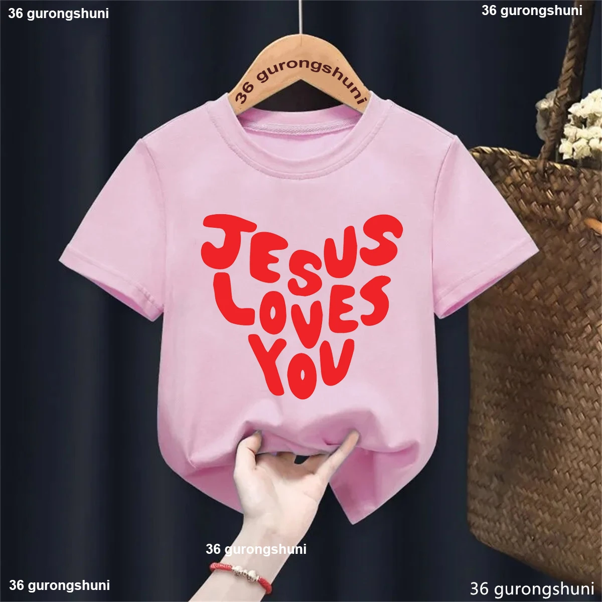 Camiseta Jesús te ama para niños - Verano - imagen 5