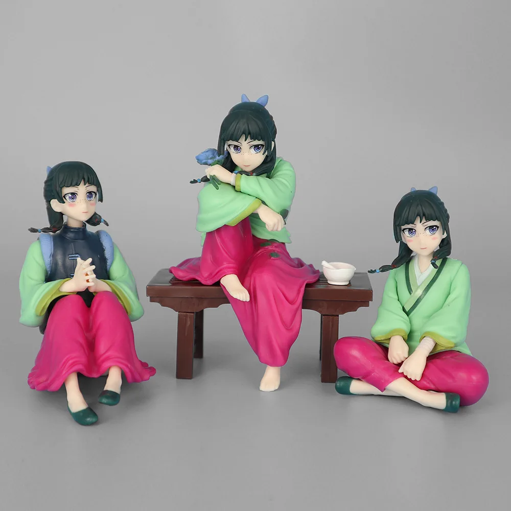 Figuras de Anime The Apothecary Diaries, modelo de PVC MaoMao y mesa, figuras de acción de chica bonita, juguetes para niños, regalo para seguidores - imagen 2