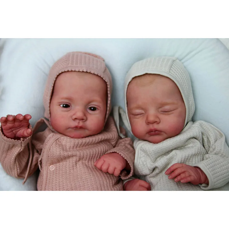 Muñecas reborn gemelas Irys y Lily realistas artesanales - imagen 5