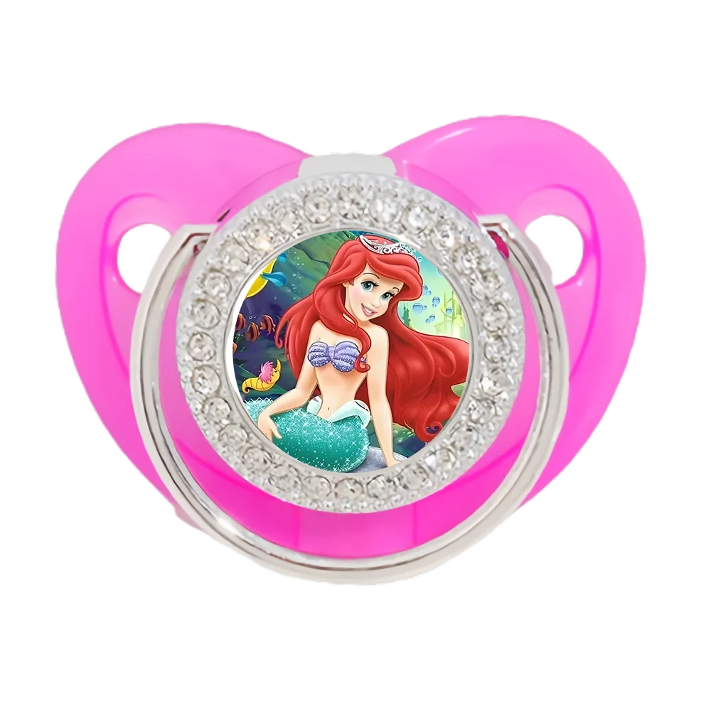 Chupetes y clips para chupete de bebé ostentosos, dummies para pezones de bebé BPA, regalos únicos ostentosos para baby showers, regalo de 0 a 18M - imagen 4