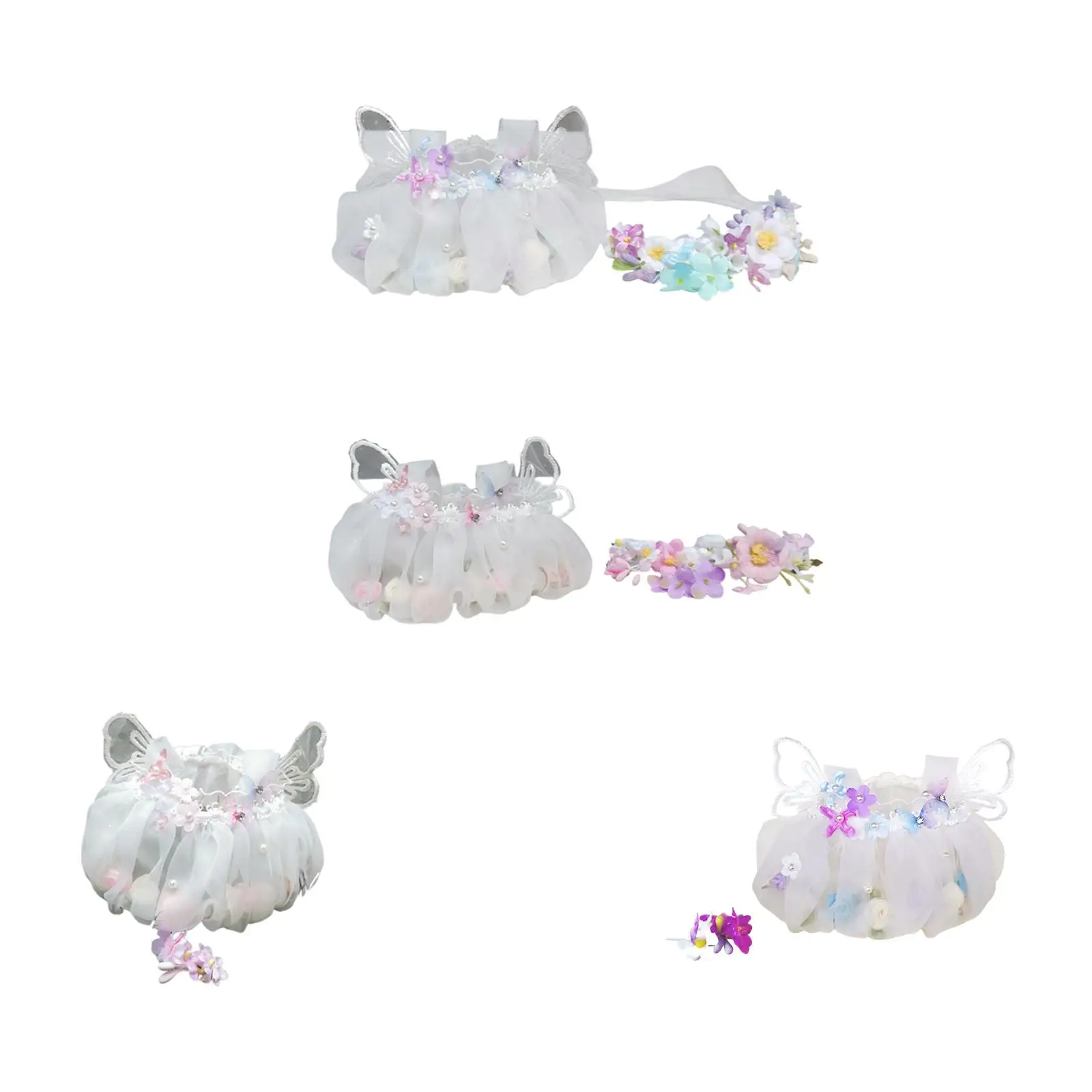 Doll Outfit Set with Pearl Strap for 15cm Plush Duck - Perfect for Thanksgiving