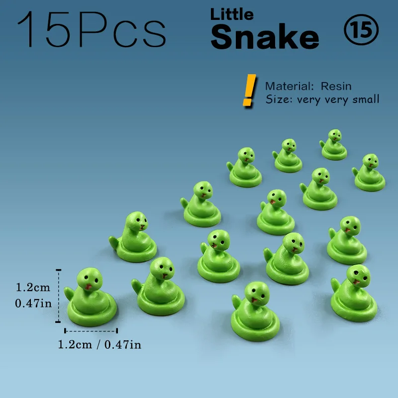 15pcs Snakes