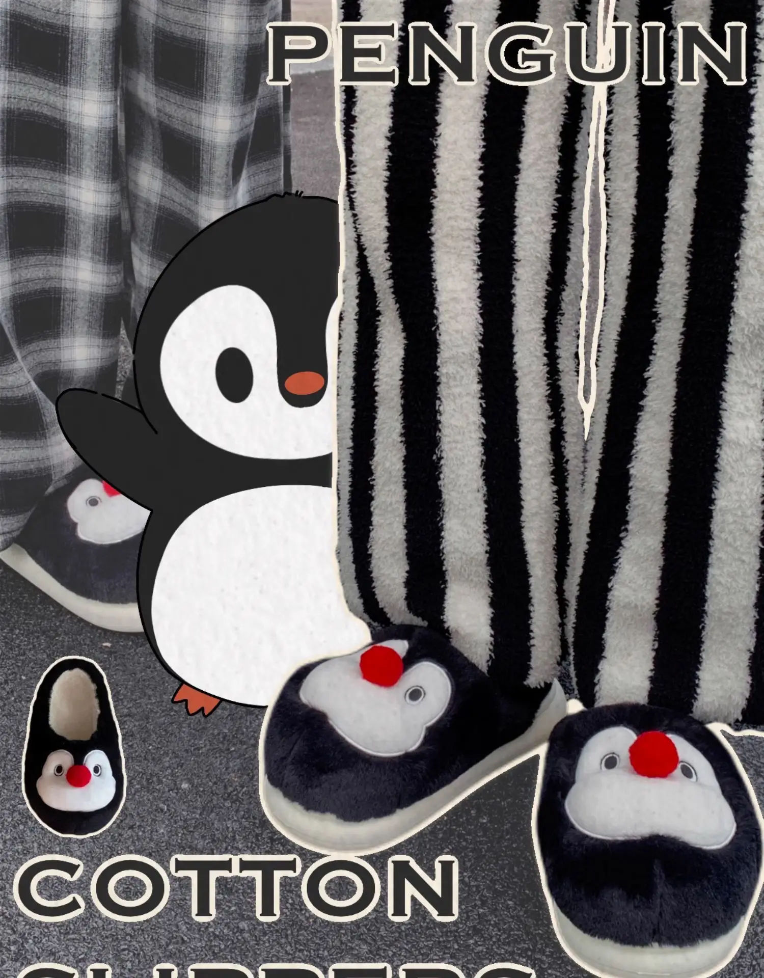 Zapatillas pingüino - lateral