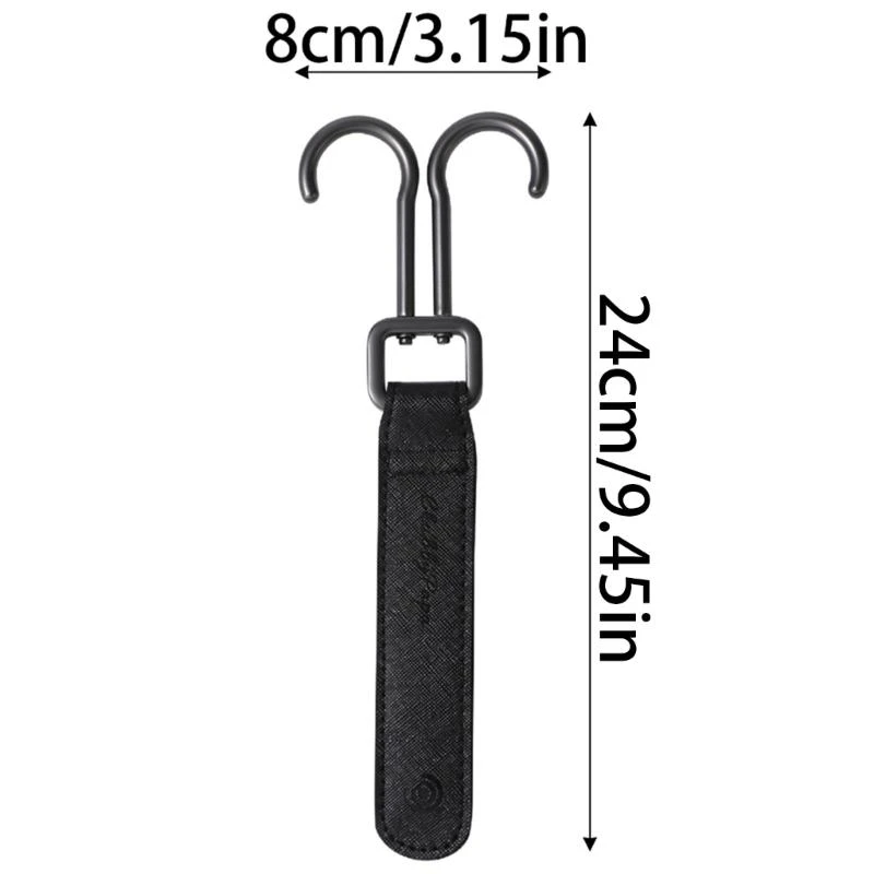 M76C, 2 uds., sujetadores para cochecitos bebé, colgador carrito para niños pequeños, gancho colgante para bolsa para - imagen 5