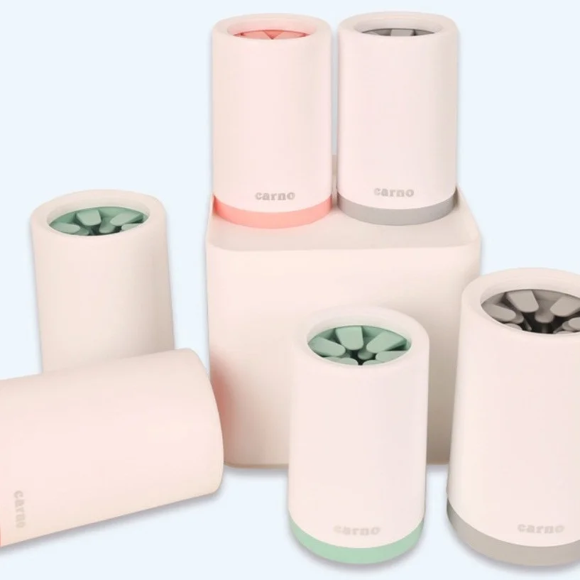 Taza limpiadora de pies para mascotas, taza suave de silicona para pies, cubo para limpieza de pies de gato, limpiador de patas de perro, limpiador Manual de lavado rápido de pies