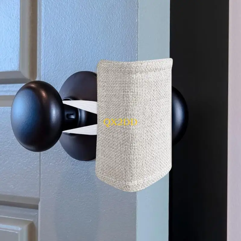 PACK QX2D 3PCS Silenciadores puerta Cusco cubierta cerradura acolchada para seguridad del bebé y sueño en o - imagen 5