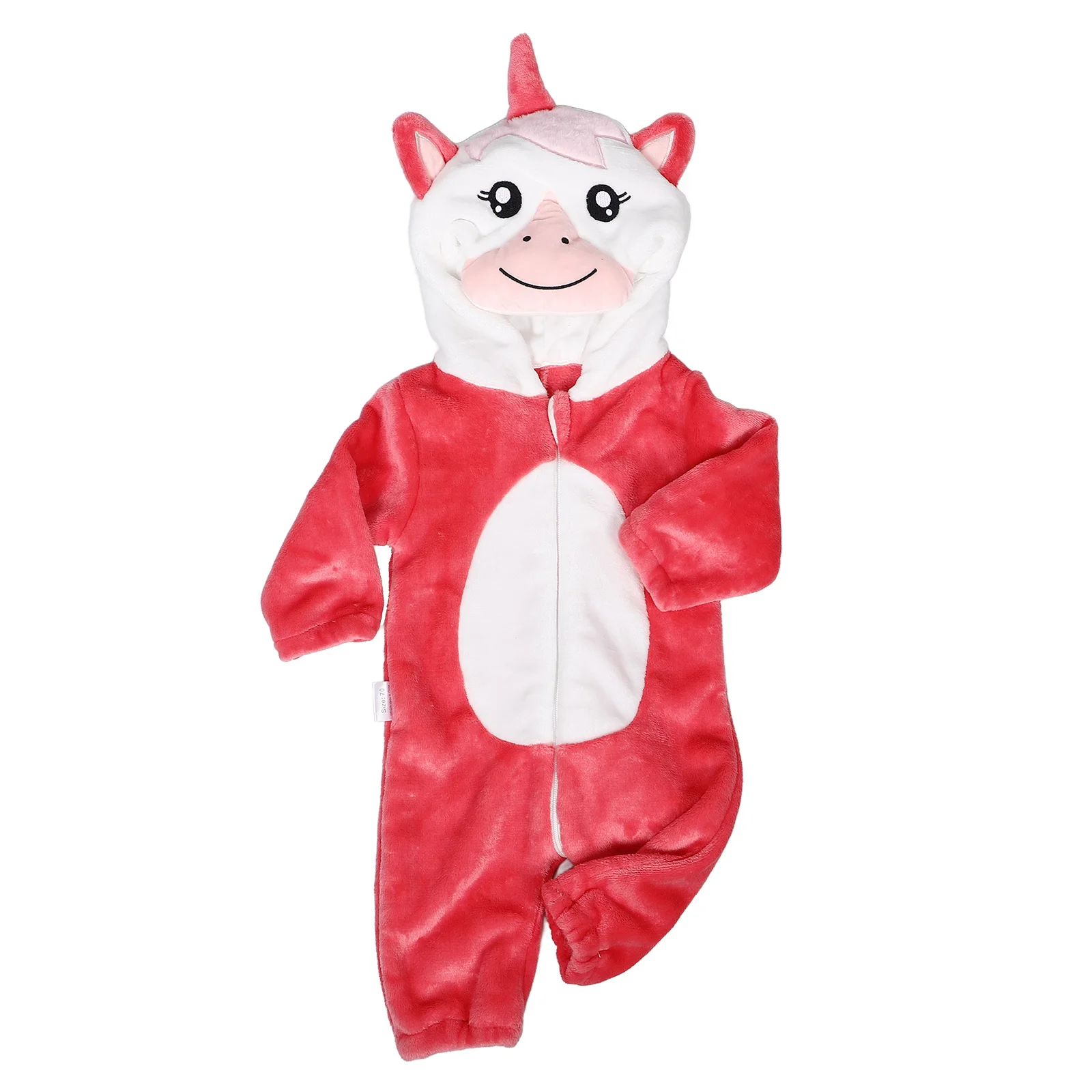 Mono para gatear de dibujos animados de Franela suave para niños, bonito disfraz de unicornio, fiesta de Cosplay para el Día de los niños de Halloween