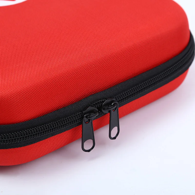Bolsa de primeros auxilios de PU impermeable, vacía para viajes al aire libre, coche, hogar, supervivencia de emergencia, hogar, Camping, pequeña caja médica, Kit médico - imagen 5