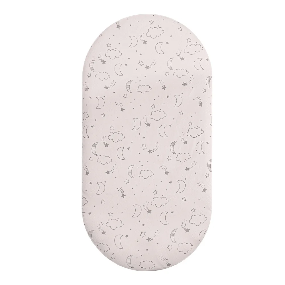 Sábana bajera de muselina de algodón suave y transpirable para bebé, Sábana de cuna para recién nacido, sábana de satén de Color sólido, Sábana plana para cuna de bebé