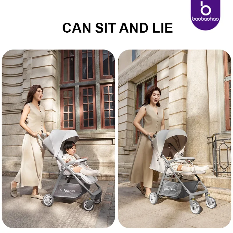 Cochecito de bebé ligero, fácil de plegar, cochecitos ligeros y compactos, cochecito de viaje portátil para avión y niño - imagen 2