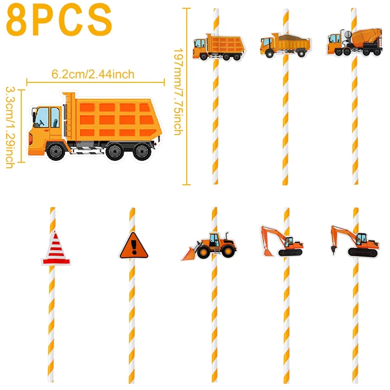 8pcs straw