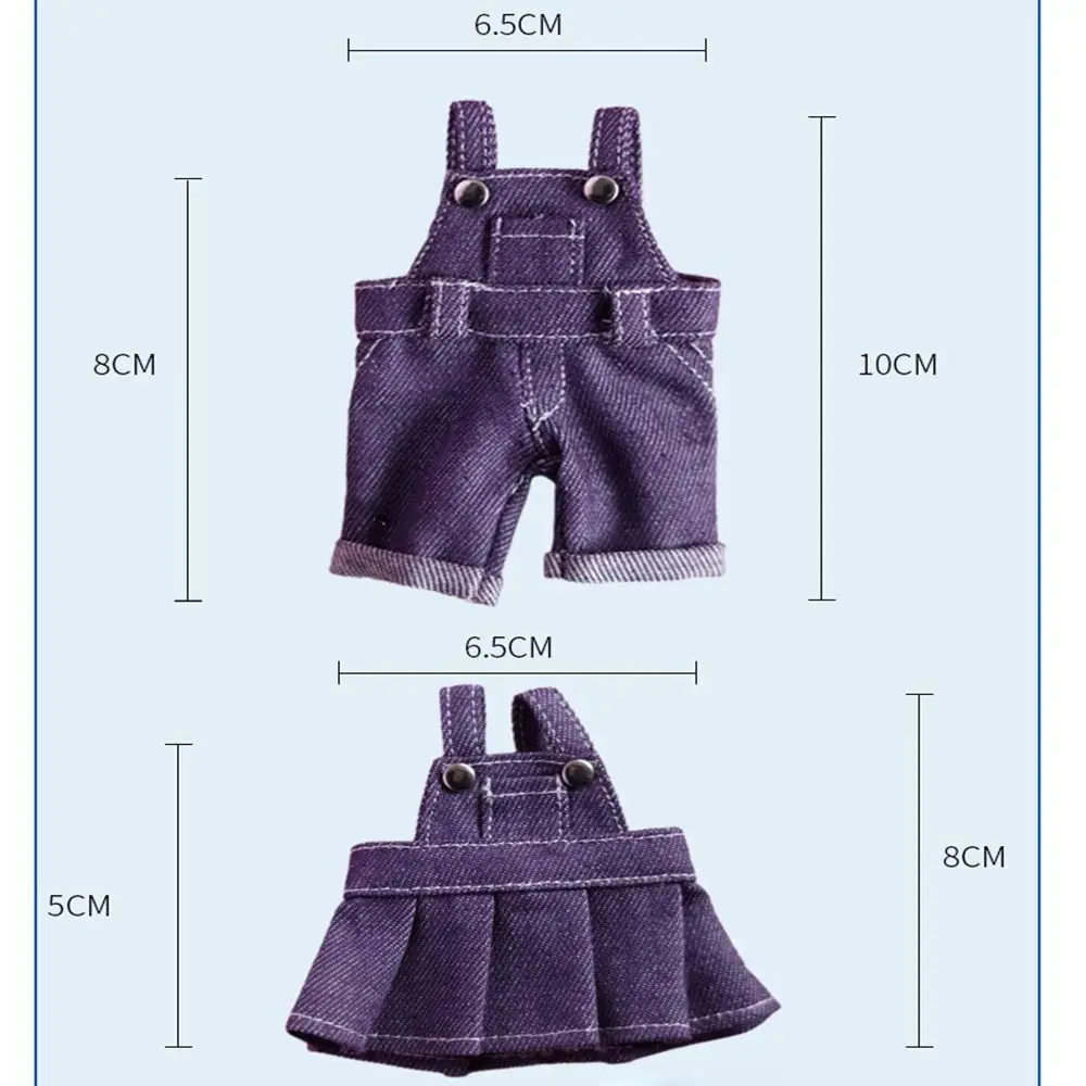 Falda vaquera para muñeca – Ropa de algodón hecha a mano