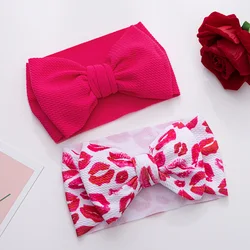Diademas bebé San Valentín con corazones, labios y lazos para regalo