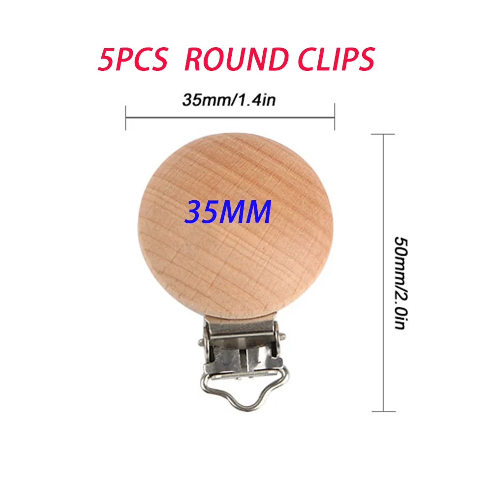5pcs 35mm Round clip