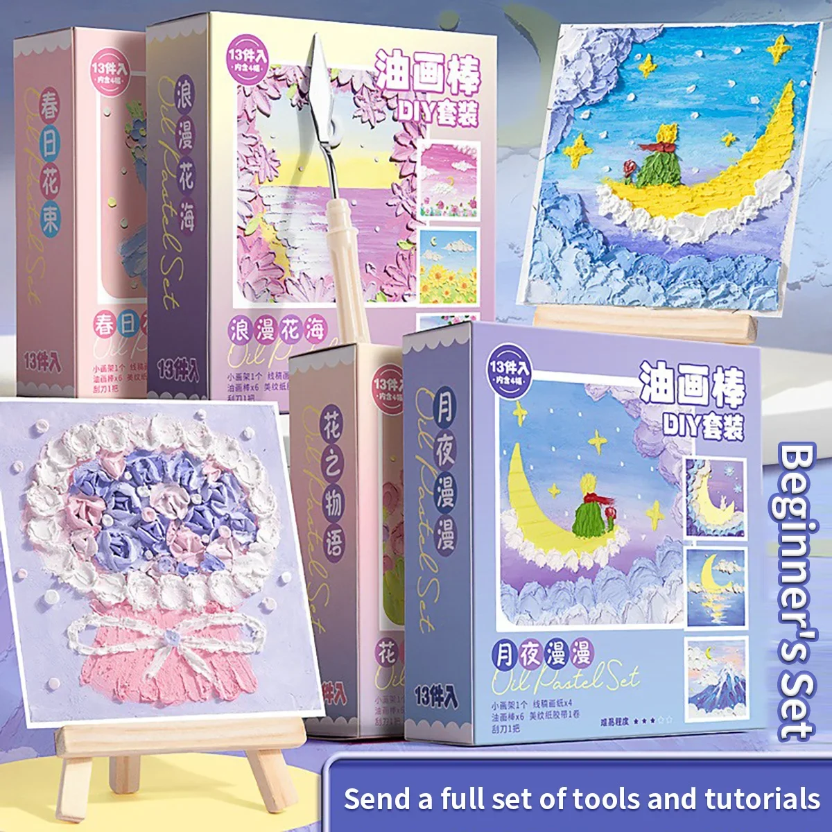 Kit de arte escolar para niños – Crayones supersuaves y pintura lavable - imagen 2