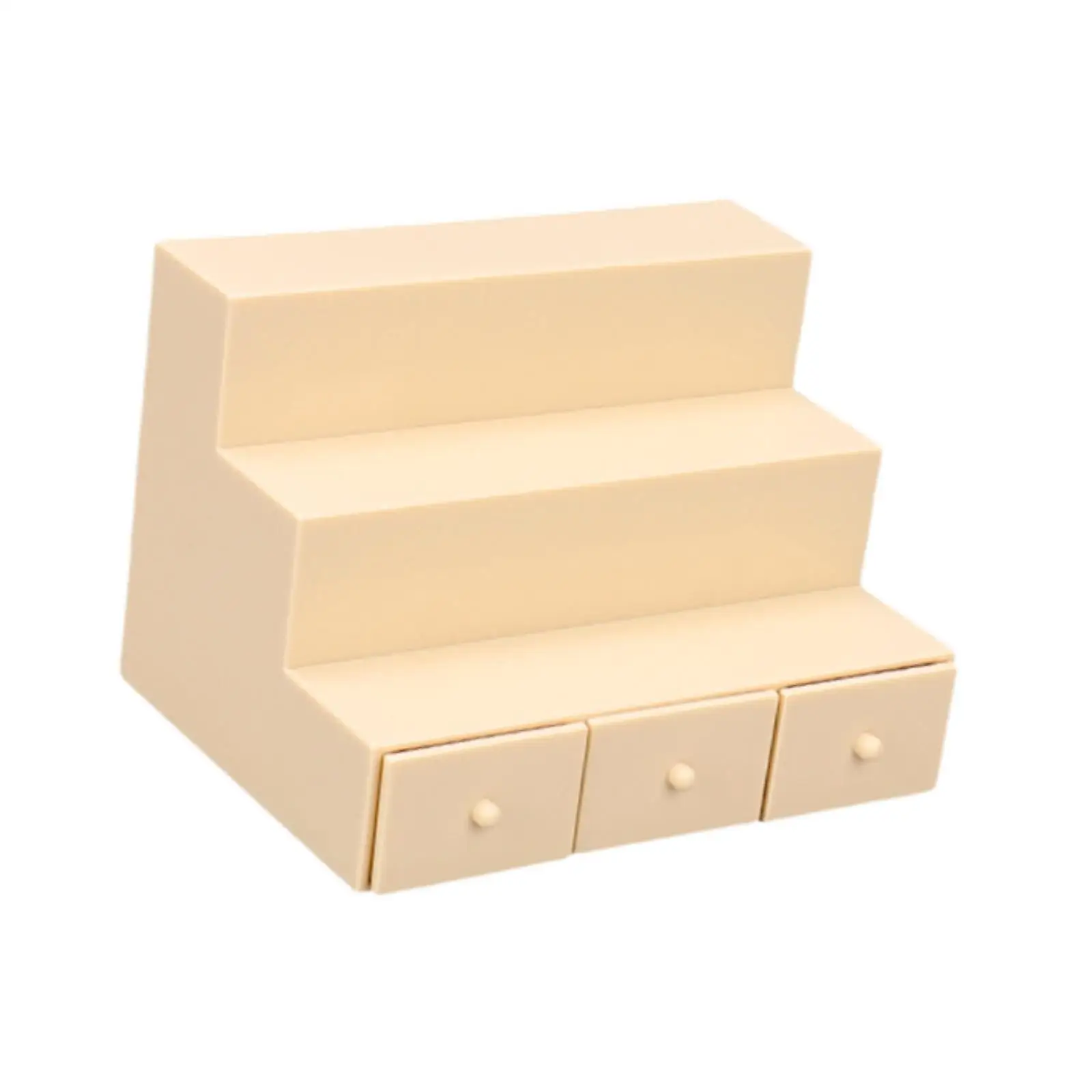 1/12 Scale Miniature Shelf Small Scale Dollhouse Accessory Children Toy Dollhouse Model Supermarket Rack Pretend Play Mini Shelf