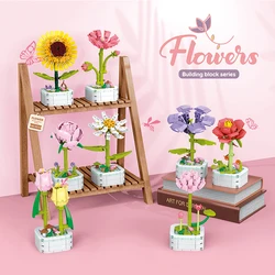 Bloques de construcción Floristería para niñas – Ramo de juguete divertido