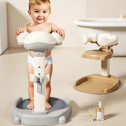 Bañera antideslizante con soporte para bebé ajustable