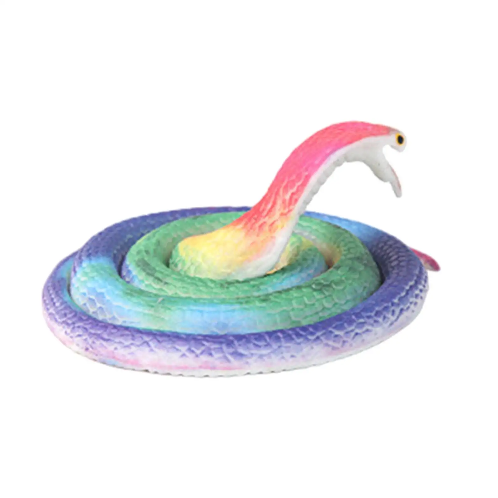 Snake Figure Keep Birds Away Realistic Fake Snakes Toy Teaching Aids