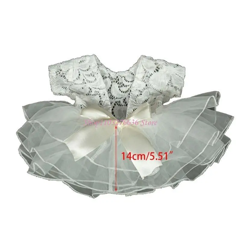 R6FD Baby Lace Tutu Skirt Photographing Outfit HOTO Tomando accesorio para mamá bebé - imagen 5