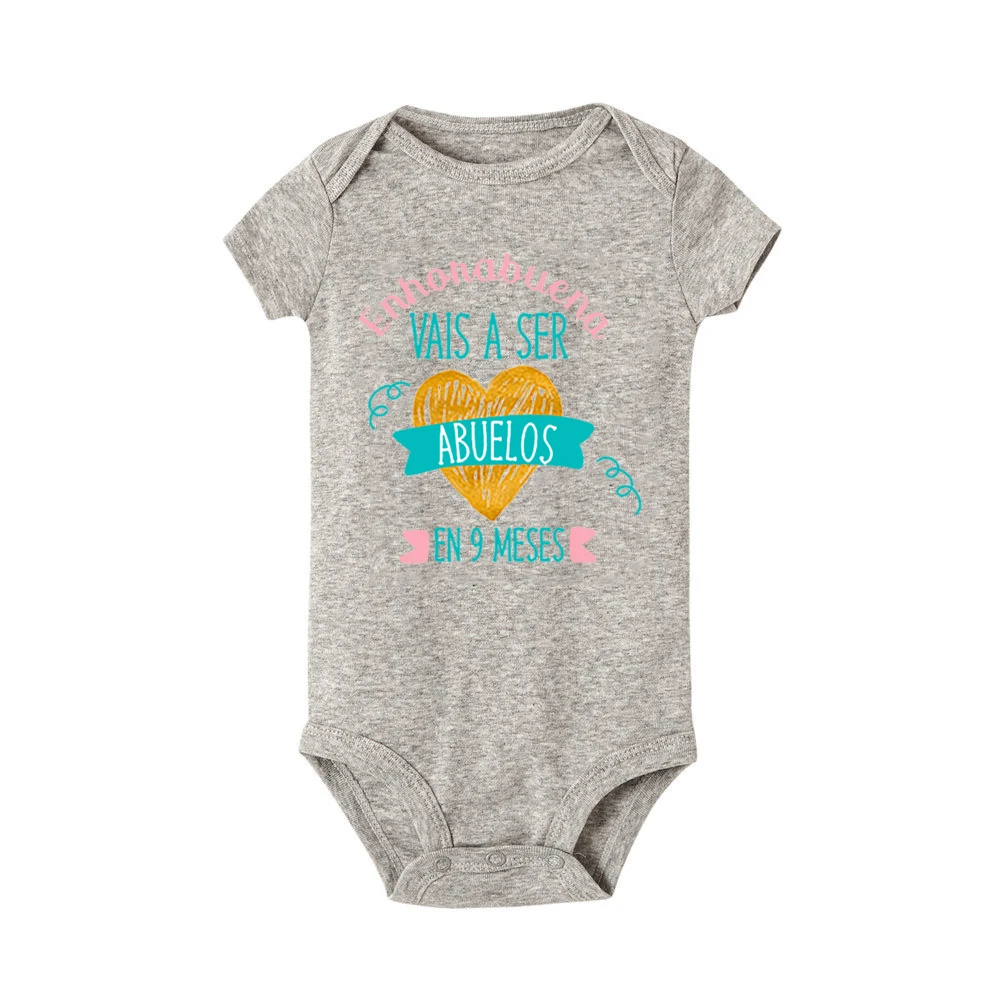 Mono estampado para bebé: anuncio de embarazo a futuros abuelos - imagen 4