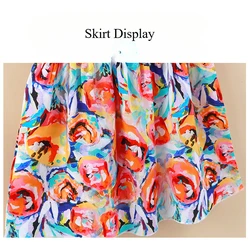 Vestidos de verano para niñas con estampado graffiti estilo chaleco