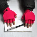 Rose red Knitted