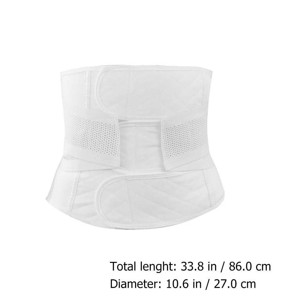 Faja postnatal de cintura alta, banda de algodón para el vientre, ajustable para recuperación postgrande, moldeador corporal, cinturón posparto - imagen 5