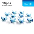 10pcs Axolotl-Blue