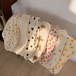 Ranita floral de algodón para bebé – Pantalón suelto antimosquitos