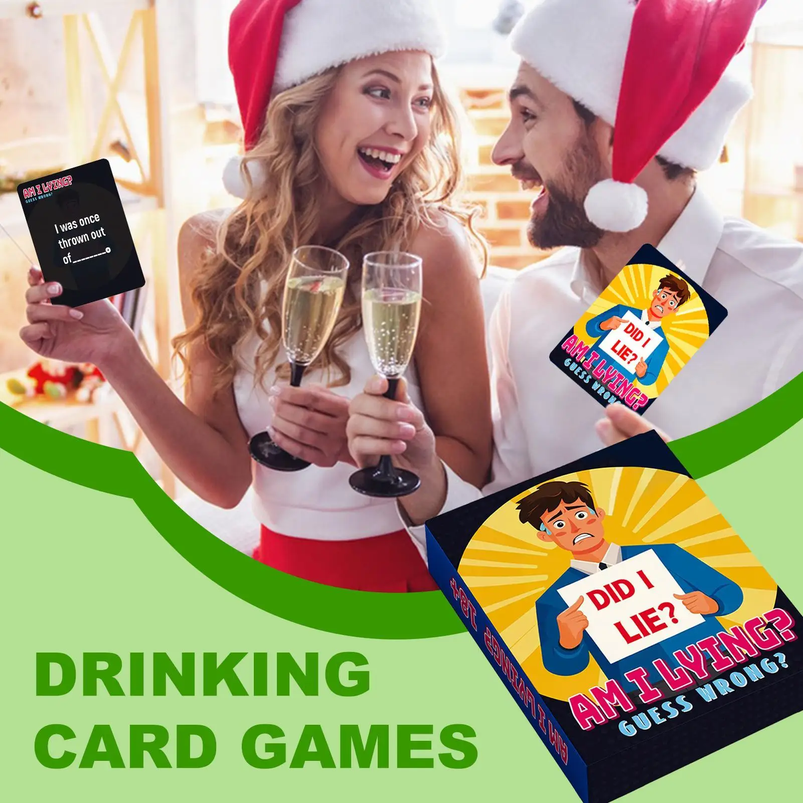 Juegos de cartas para familias, juego de cartas de adivinación de mentiras, baraja divertida para construcción de equipos de empresa, mujeres, hombres, festivales de reuniones familiares - imagen 2