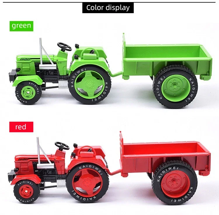 Tractor infantil de metal aleado de juguete para niños – clásico - imagen 4