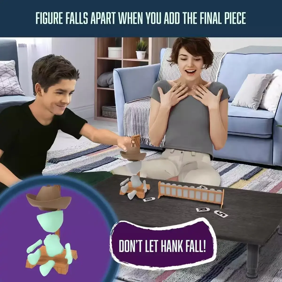 Juegos de mesa magnéticos Hangman, juego de palabras de adivinación misteriosa, reunión familiar, juguete interactivo para padres e hijos, juegos de fiesta para adolescentes - imagen 4