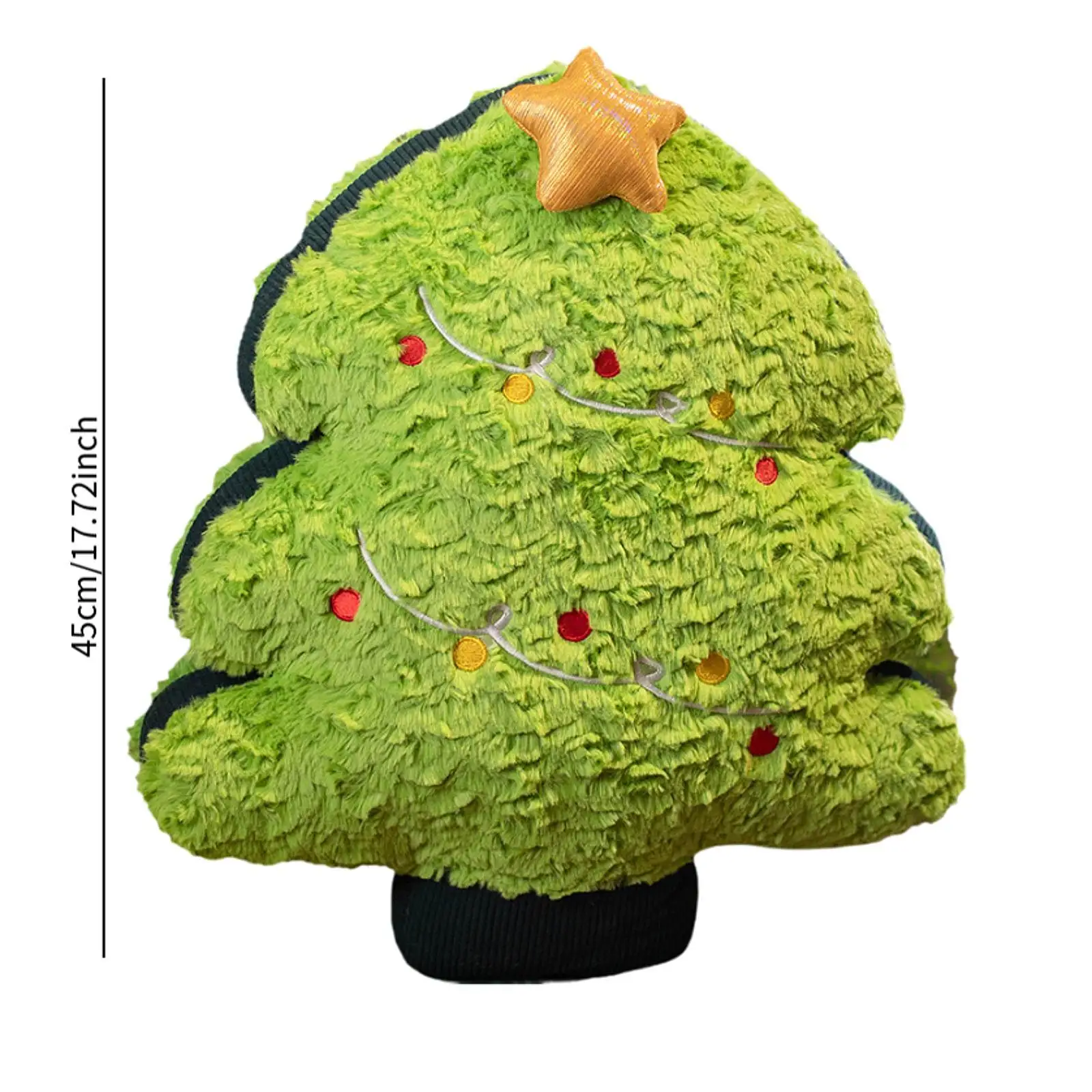 Cute Plush Christmas Toy Stuffed Animal Ornament Cuddling Adorable Decoration for Birthday Holiday Anniversary Home Festival