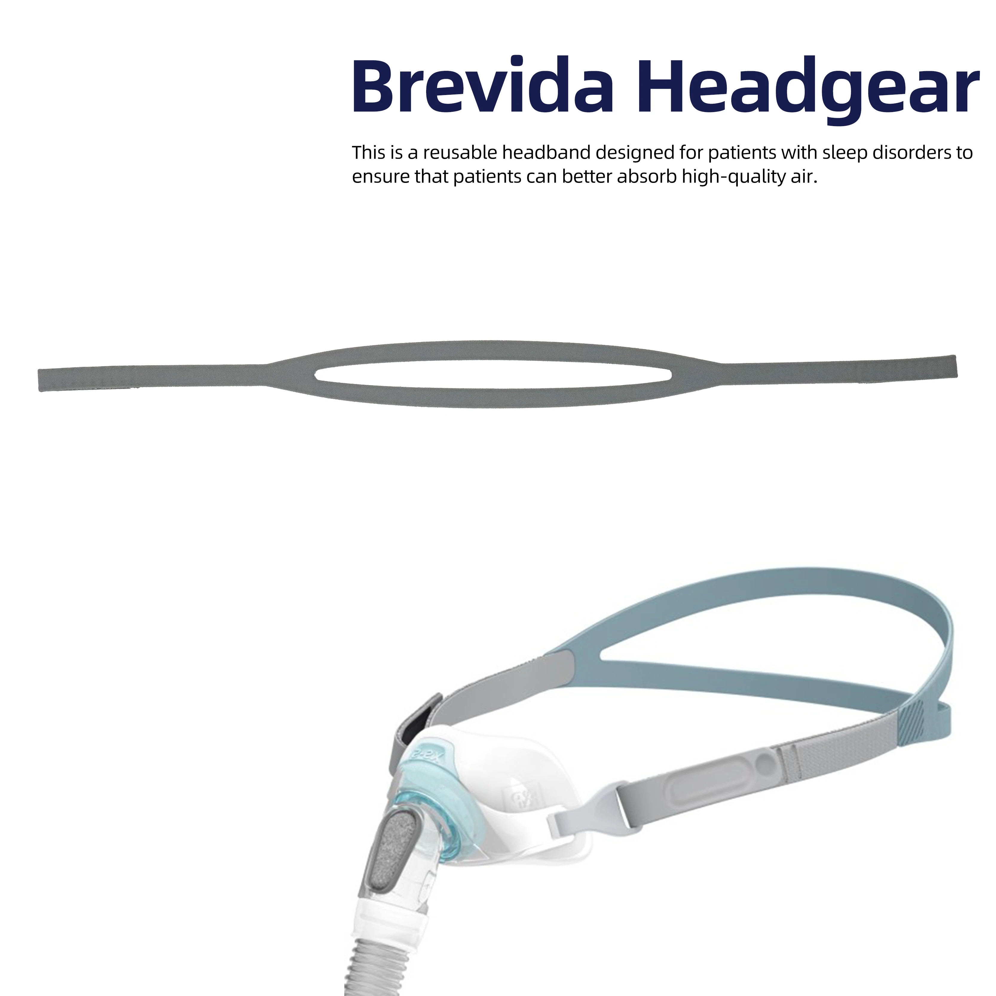 1 casco de repuesto para máscara de almohadas nasales Fisher & Paykel Brevida