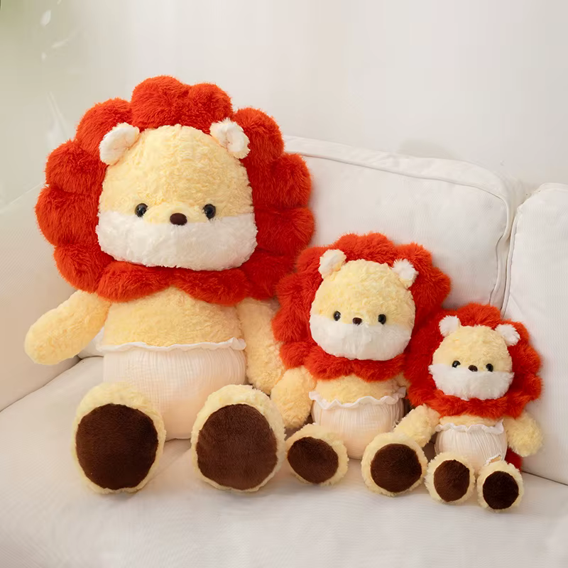 Peluche animal suave para niña – Almohada abrazable habitación - imagen 4
